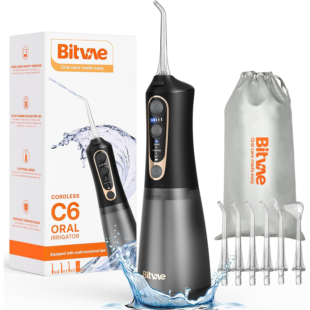 Bitvae - C6 Cordless Water Flossers - Black