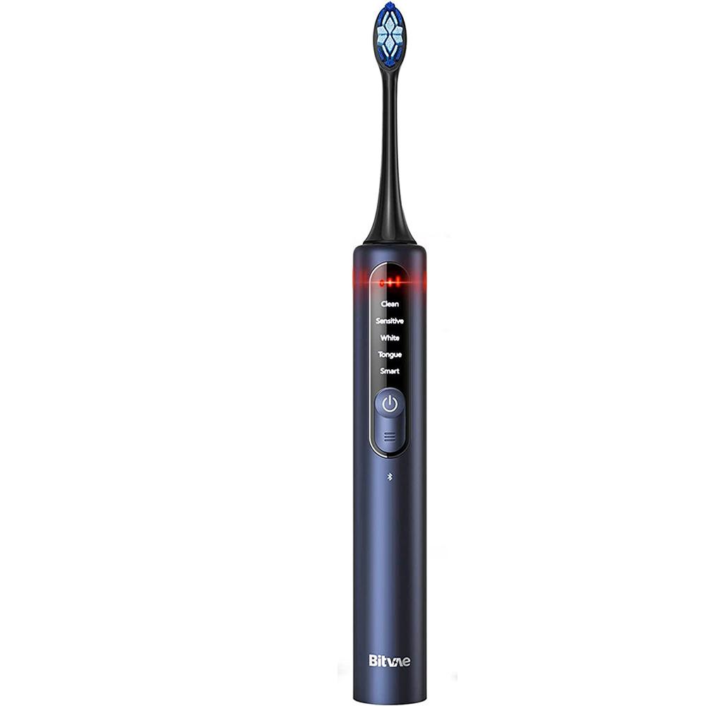 Bitvae - Smart S3 Electric Toothbrush With 4 Brush Heads - Black
