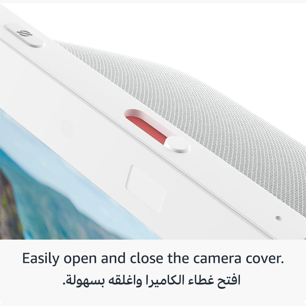 Amazon - 3rd Generation Echo Show 8 HD Smart Touchscreen Speaker - Glacier White