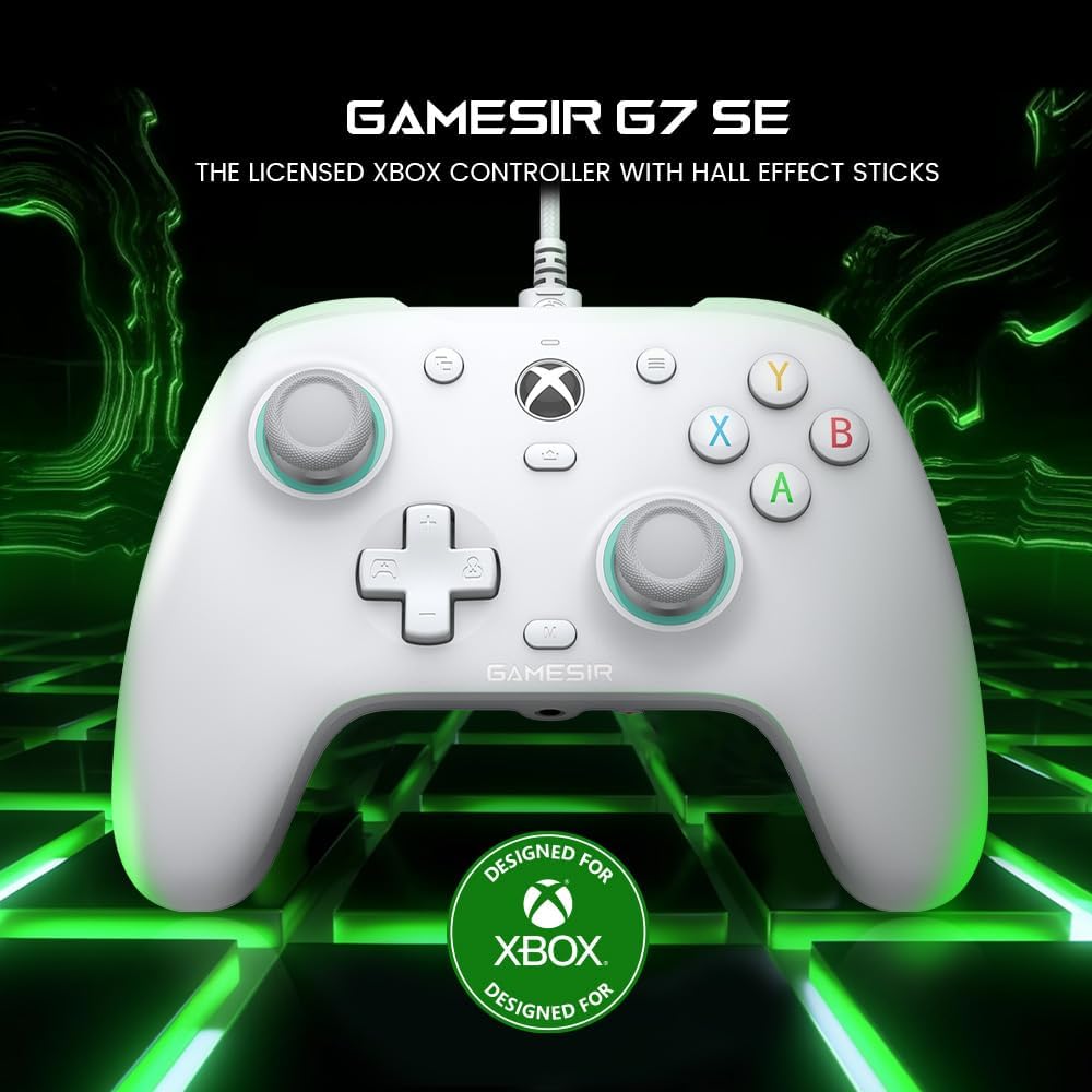 GameSir - G7 SE Wired Controller For Xbox And Windows - White