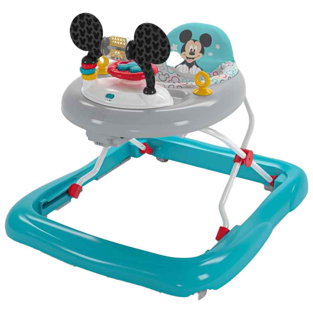 Bright Starts - Mickey Mouse Tiny Trek - Original Bestie 2-In-1 Baby Walker