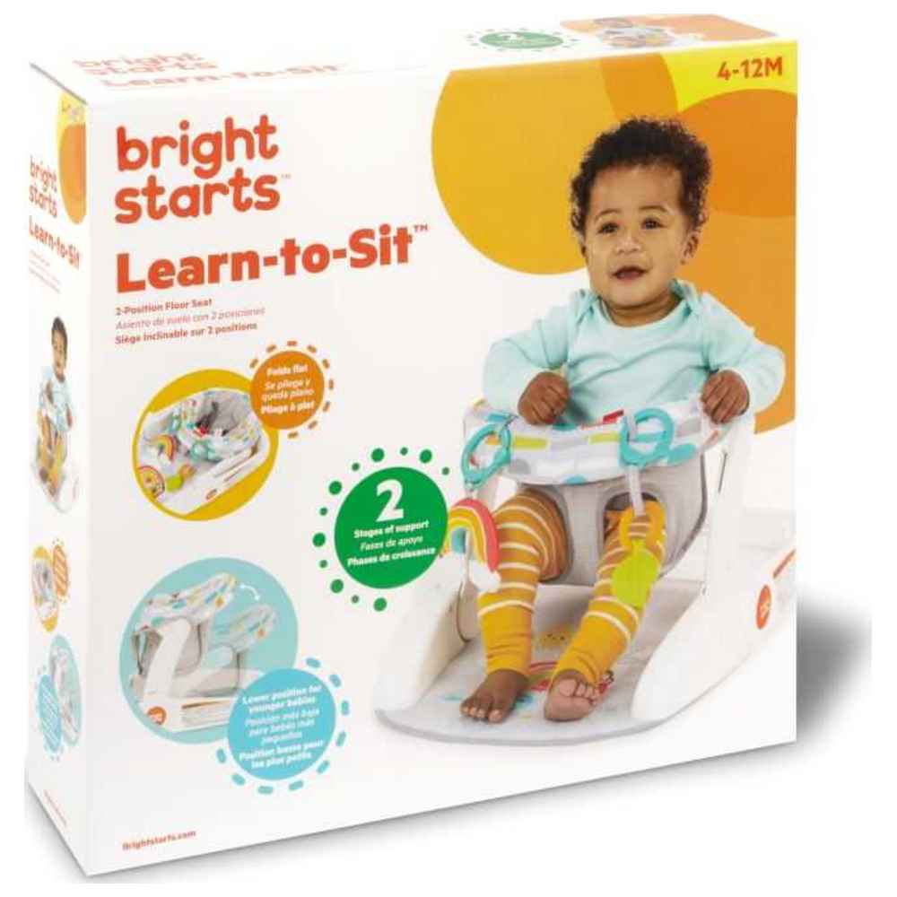 Bright Starts - Learn-To-Sit 2-Position Baby Floor Seat - Playful Paradise