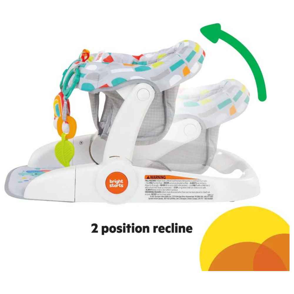 Bright Starts - Learn-To-Sit 2-Position Baby Floor Seat - Playful Paradise