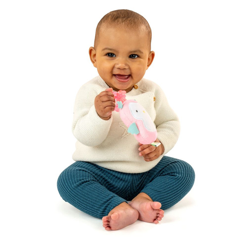 Ingenuity - Cozy Coo Pacifier 0M - Nally - Pink