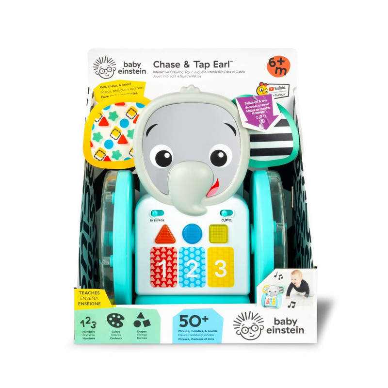 Baby Einstein - Chase And Tap Earl Interactive Crawling Toy