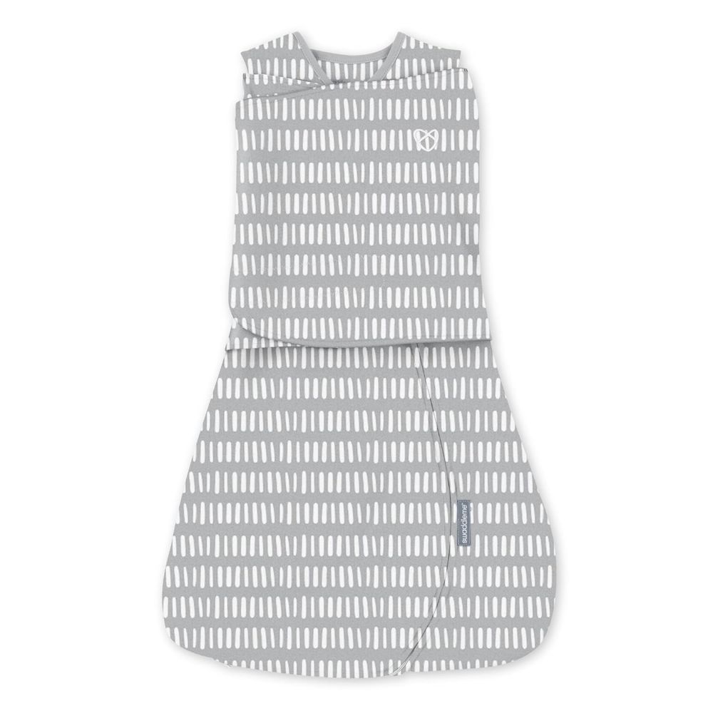 Ingenuity - SwaddleMe Baby Arms Free Swaddle - Dashed Lines