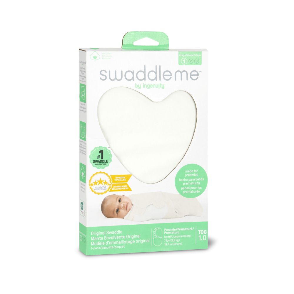 Ingenuity Swaddleme Preemie Original Swaddle - Ivory_0-3M
