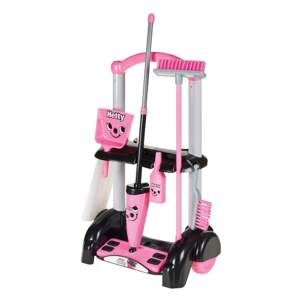 Casdon - Hetty Cleaning Trolley Toy Set - Pink