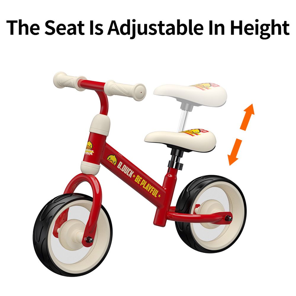 B.Duck - Kids Balance Bike With Adjustable Saddle - Dark Red