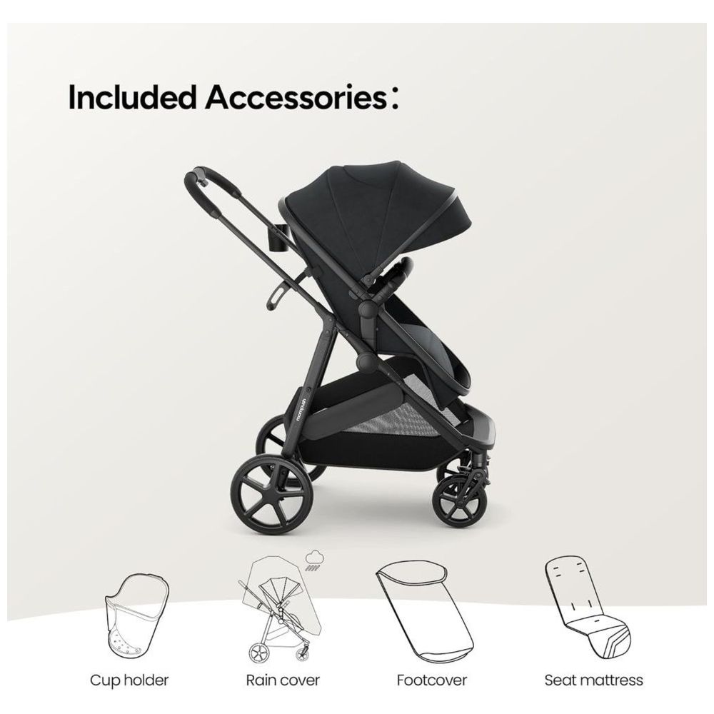 Mompush Wiz 2-in-1 Baby Stroller With Bassinet Mode