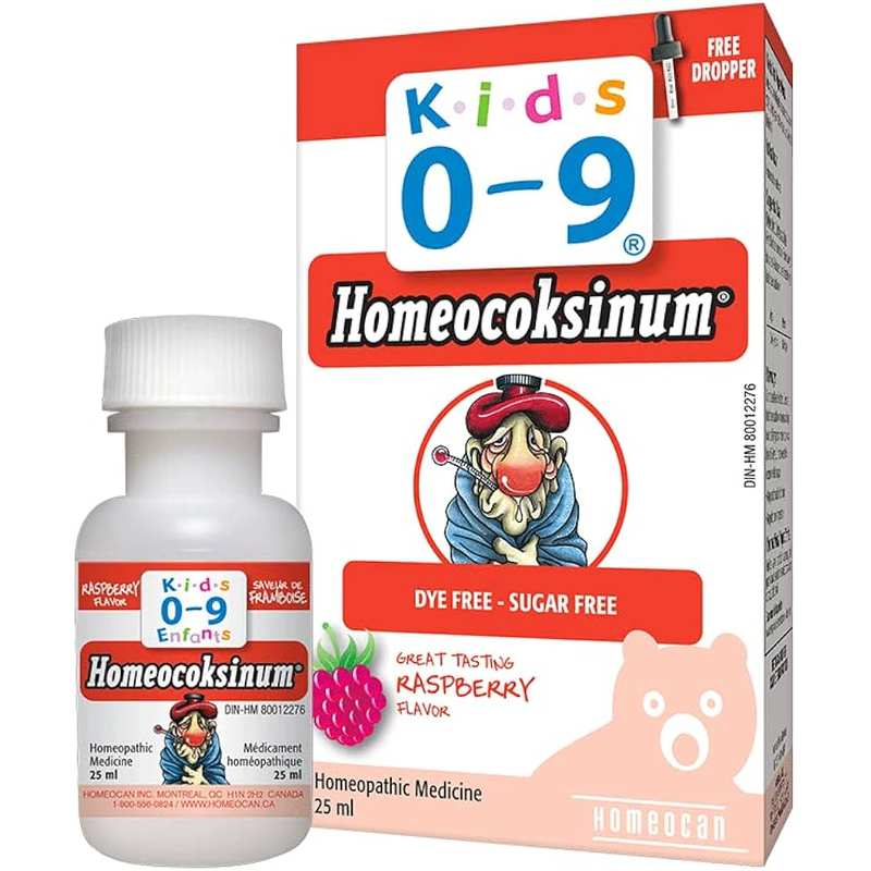 Homeocan Kids 0-9 Flu Buster Homeopathic Medicine - Raspberry Flavor - 25 ml