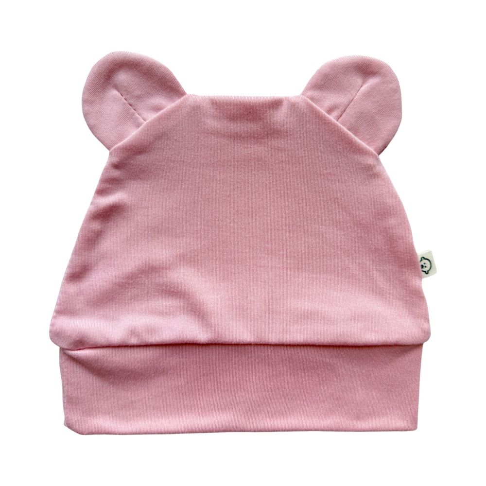 Baby Boss - Organic Bamboo Swaddle & Beanie Set - Pink - 2 Pcs