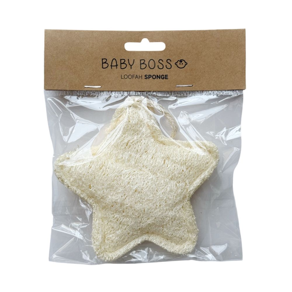 Baby Boss - Kids Loofah Sponge - Star