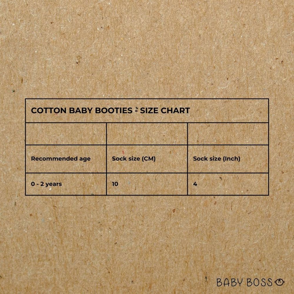 Baby Boss - Knit Baby Booties - White