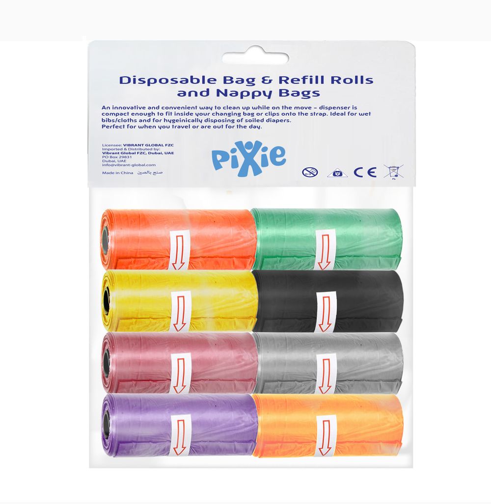 Pixie - Garbage Bag And Refill Rolls - Pack of 2 - 320pcs