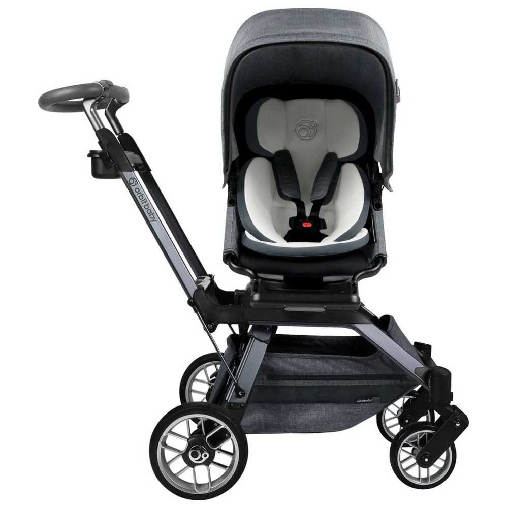 Orbit Baby - Baby Stroller - Titanium Frame With Grey Melange Seat