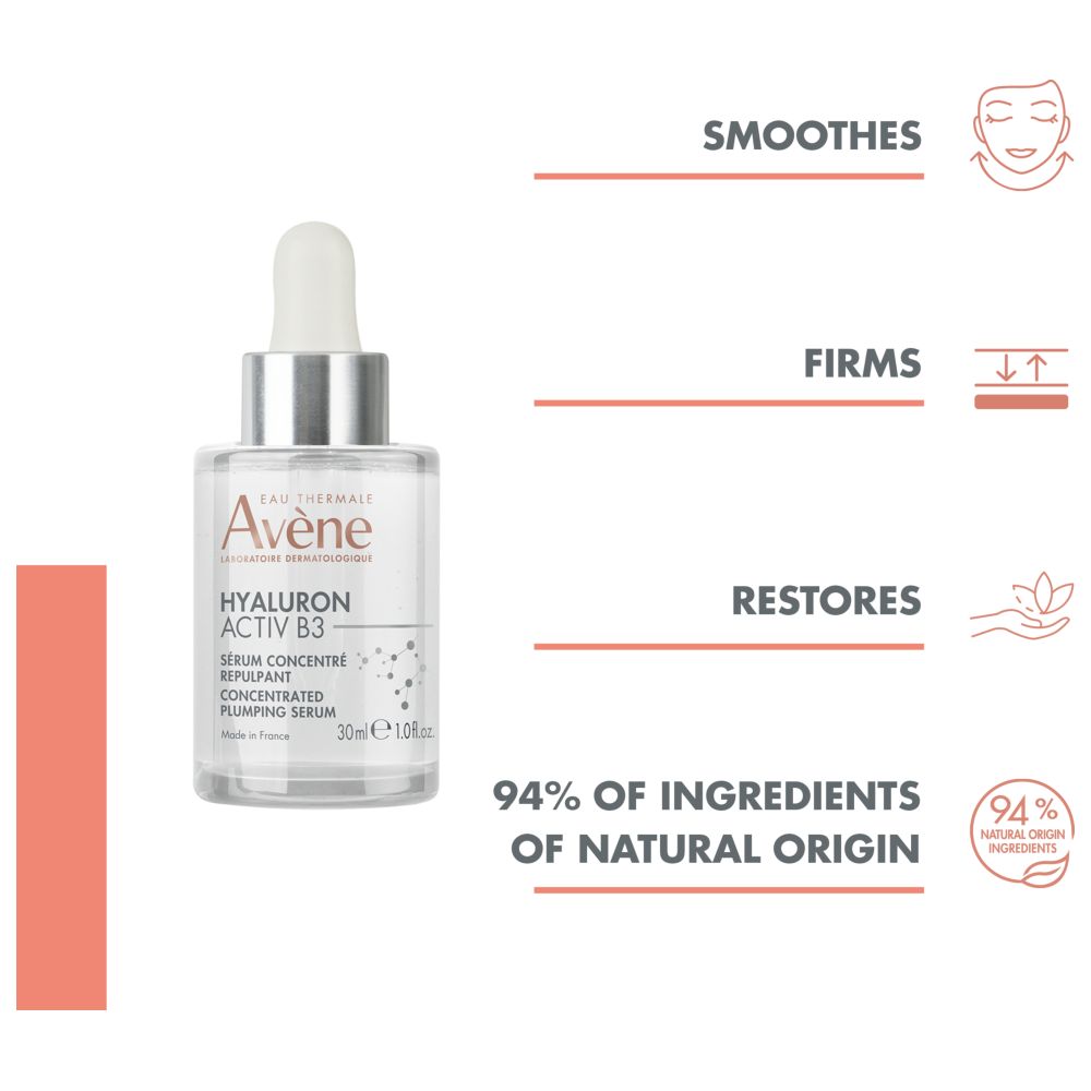 Avene - Hyaluron Activ B3 Concentrated Plumping Serum - 30 ml