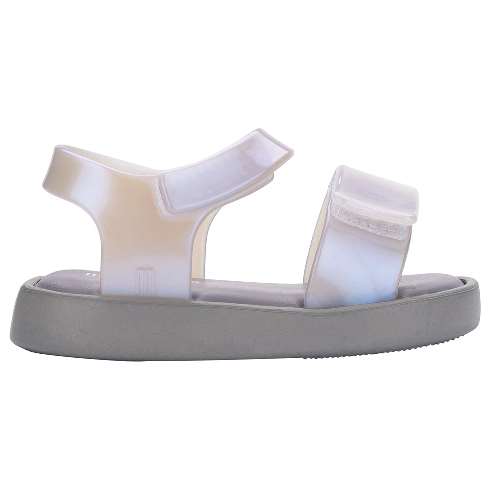 Mini Melissa - Jump Sandals - Grey/Pearl Blue