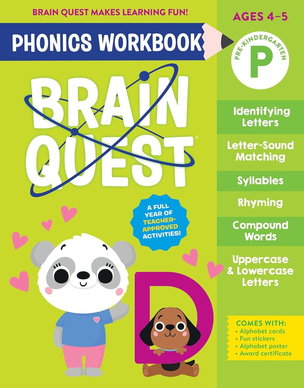 Phonics Workbook: Pre-Kindergarten