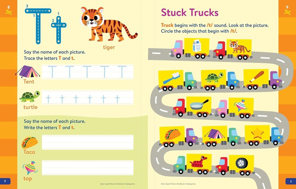 Phonics Workbook: Kindergarten