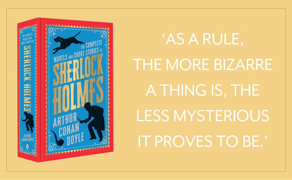 روايات وقصص شرلوك هولمز الكاملة - نسخة فاخرة بغلاق مقوى