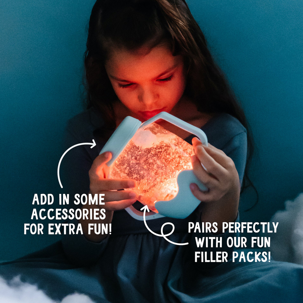 Bamboo Bark - Glo Pals Light Up With Water Sensory Toy - Blue