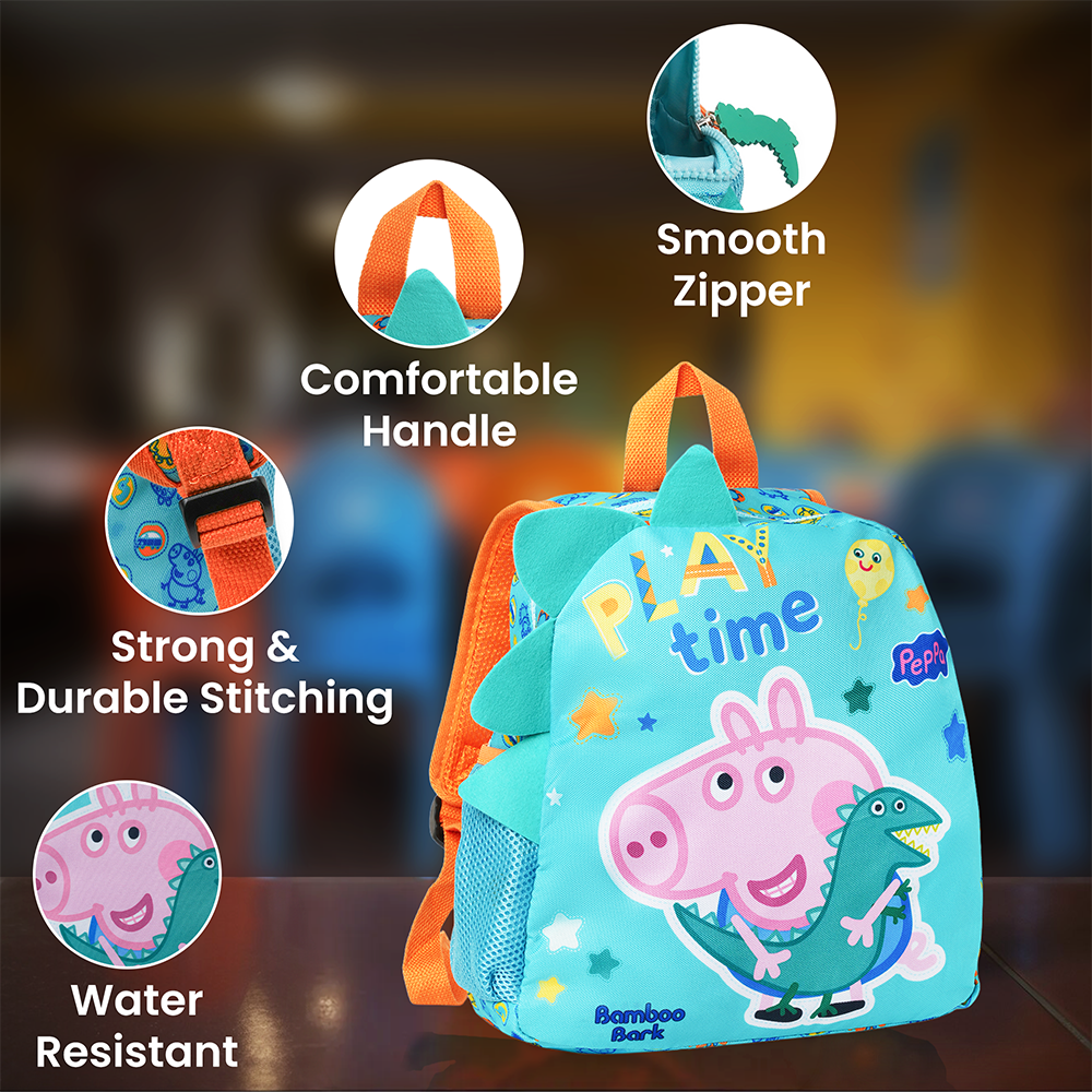 Bamboo Bark - School Backpack - George Pig