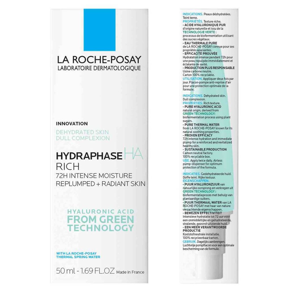 La Roche Posay - Hydraphase Ha Rich Face Cream - 50 ml