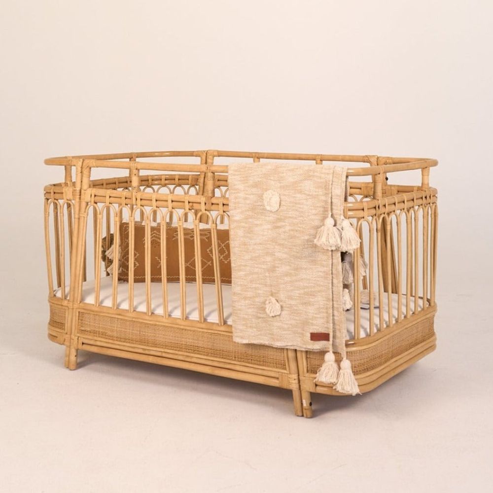 Natura Living - Natura Arya Rattan Baby Cot