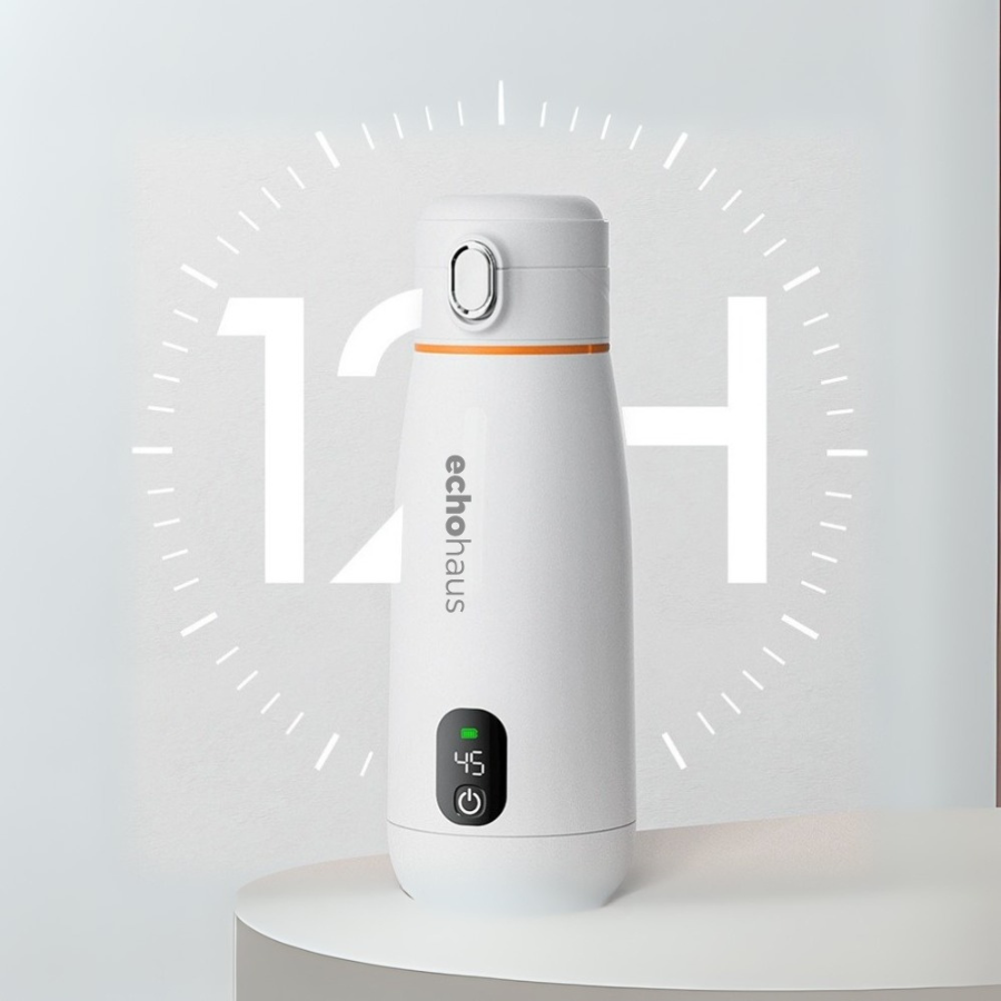 Echohaus - Portable Breast Milk Bottle Warmer - White - 350 ml