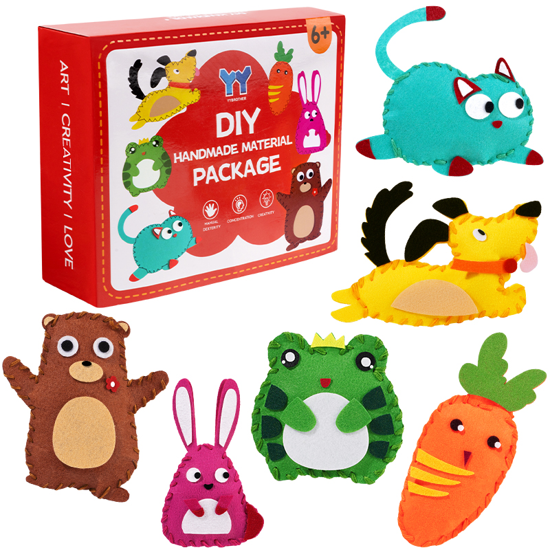 سيبيل - مجموعة خياطة دمى الأطفال - 21 قطعة