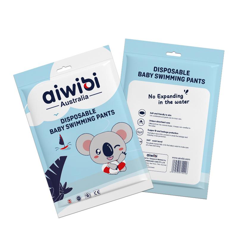 Aiwibi - Disposable Baby Swim Pants - Size 5 XL - 12-17 kg - 30 Pcs