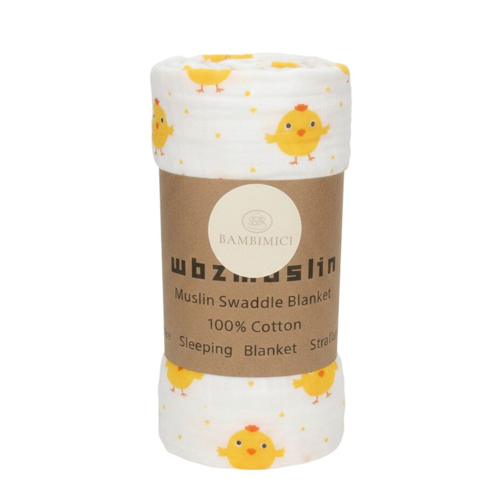 Bambimici - Essentials Muslin Swaddle Blanket - Chic