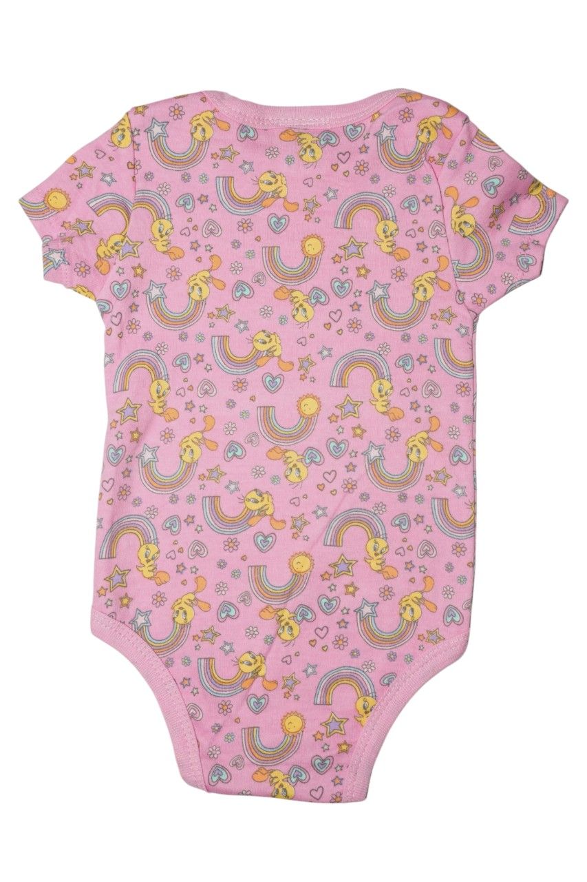 بامبيميسي - طقم تبان (بربتوز) بطبعة تويتي بأكمام قصيرة - متعدد الألوان - قطعتين