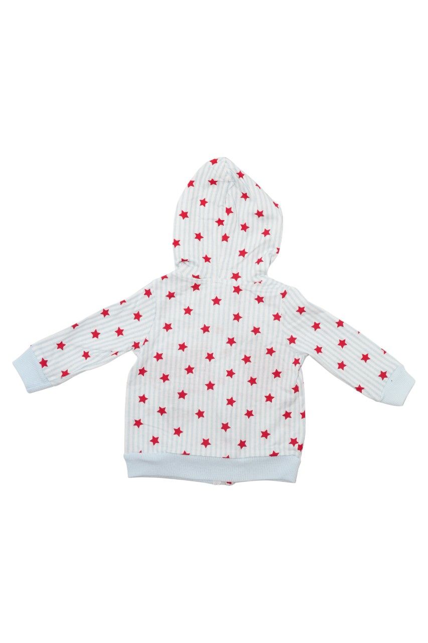 بامبيميسي - هودي بطبعة أول ستار - أبيض/أحمر