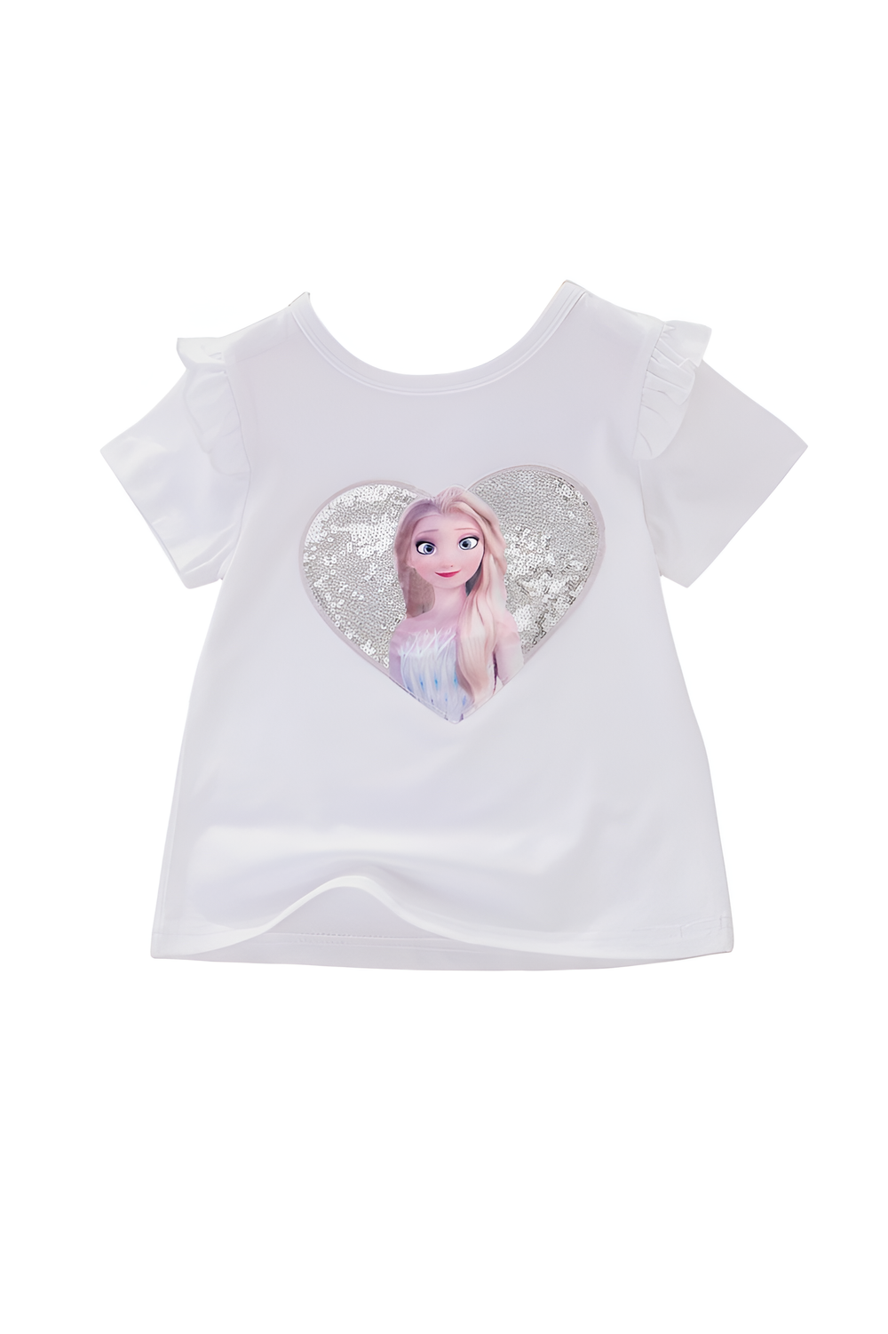 D' Daniela - Elsa Little Sparkle Royals T-Shirt - White