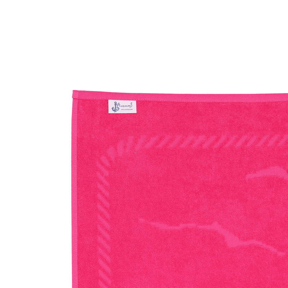 Anemoss - Sailor Girl Cotton Beach Towel - Pink