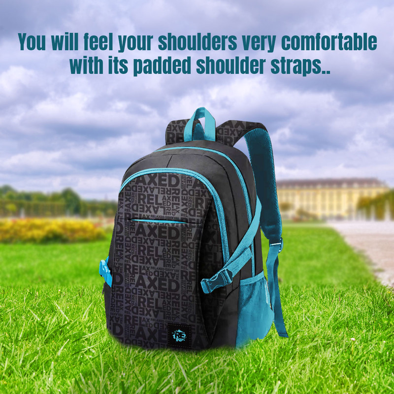 Biggdesign - Moods Up Relaxed Laptop Backpack - Black - 16.5-Inch/42cm