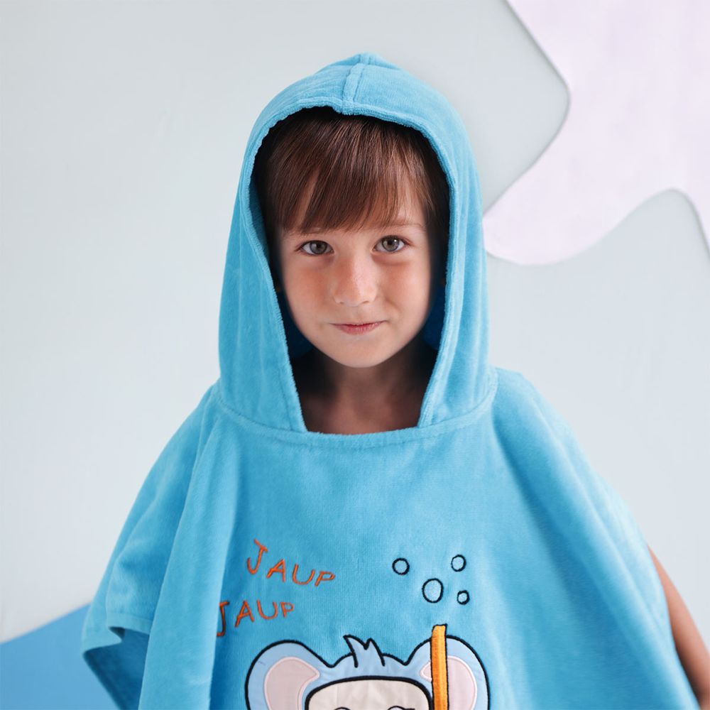 Milk&Moo - Kids Poncho Cool Coala - Blue