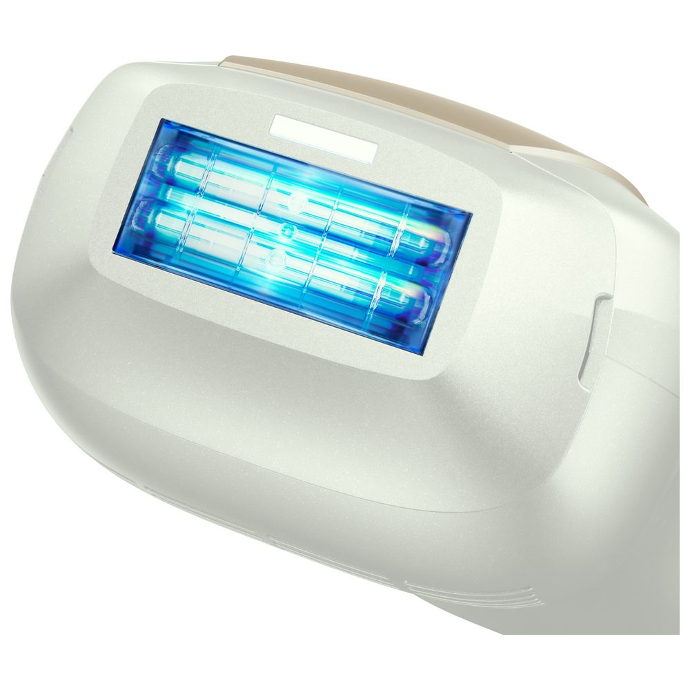 يولايك - جهاز إزالة الشعر بالليزر آي بي إل إير 10 مع شنطة جلدية - فضي