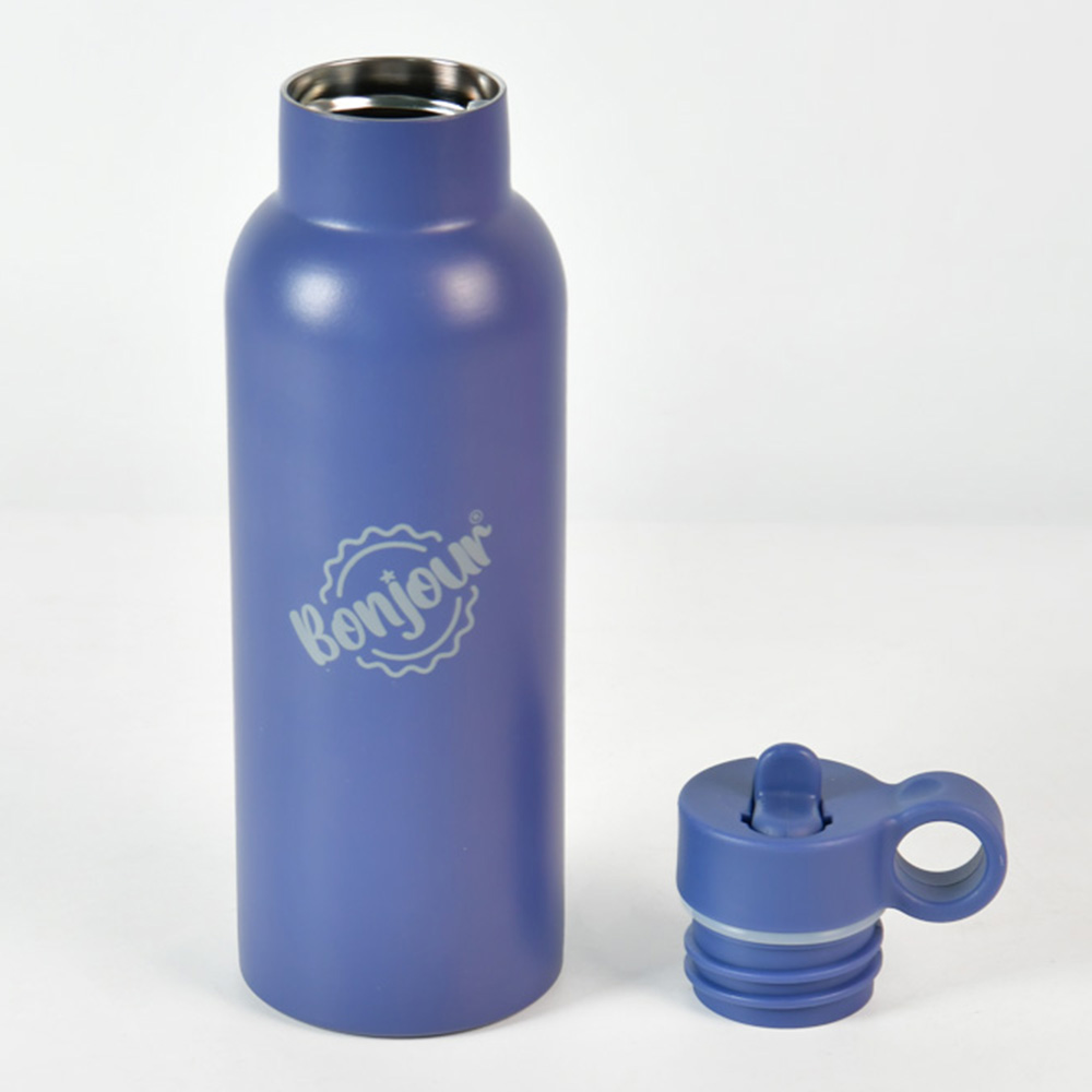 Bonjour - Sip Box Premium Insulated Water Bottle - Blue - 500 ml