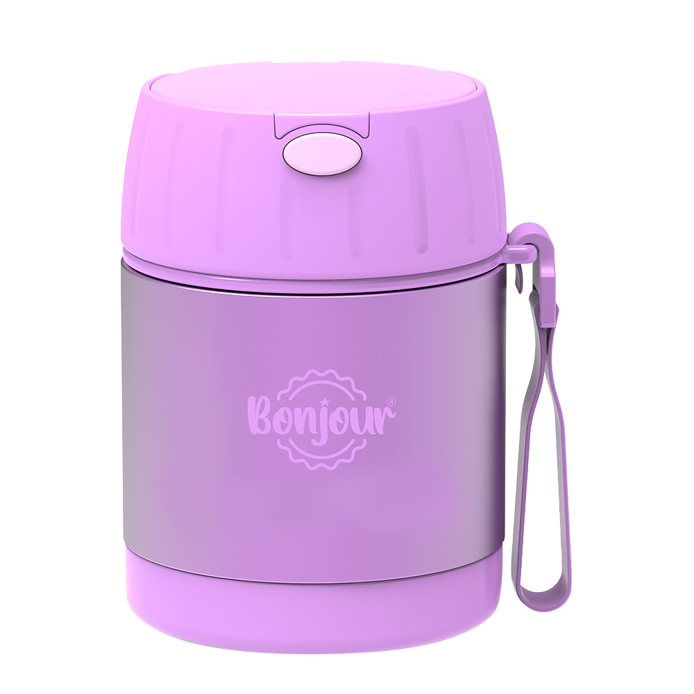Bonjour - Insulated Food Jar - Purple - 300 ml