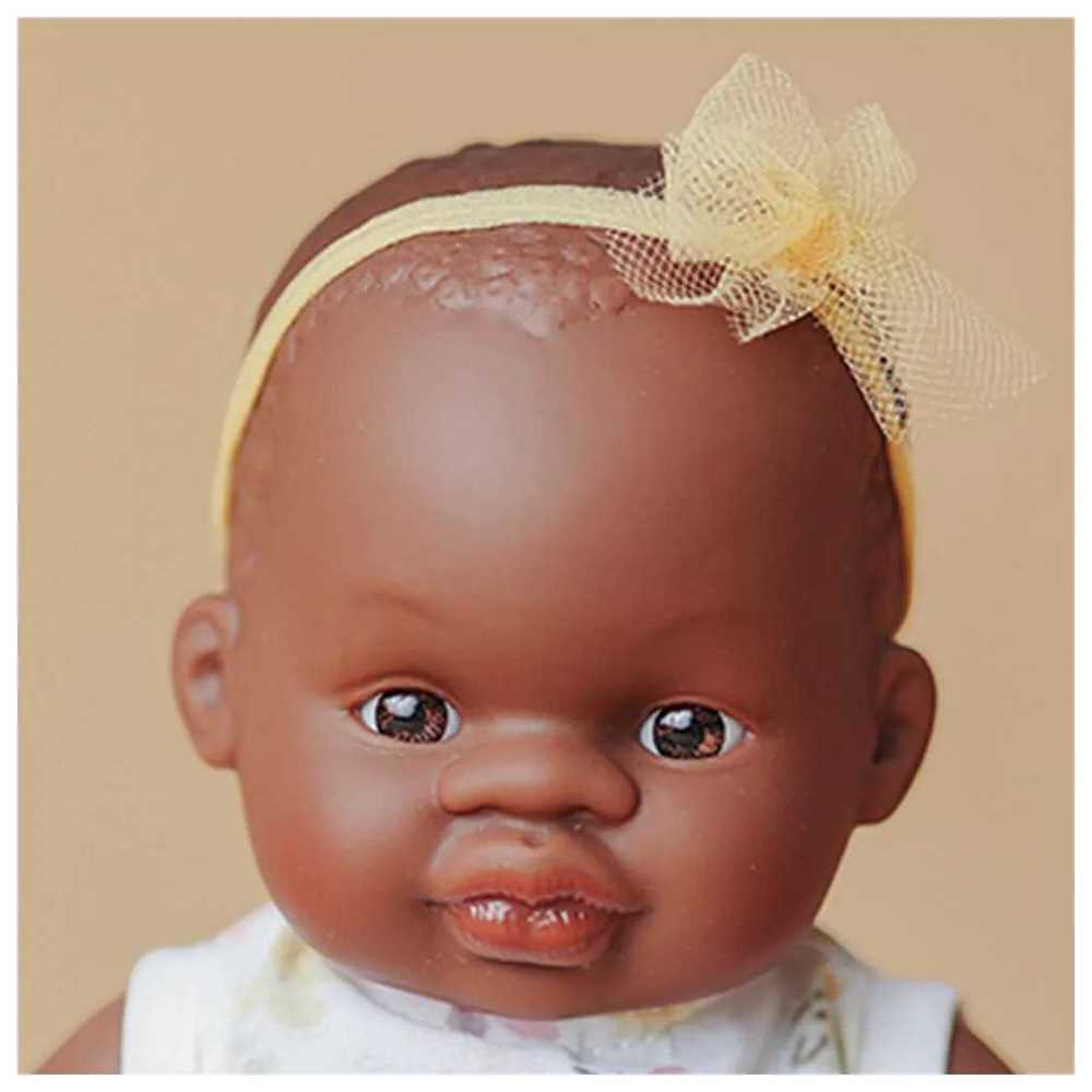 Miniland Educational - African Baby Girl Doll - 21 cm