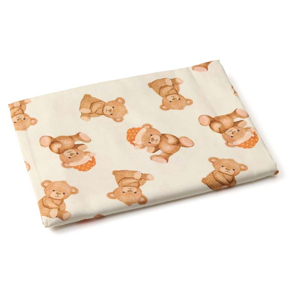 Fancy Fluff - Fitted Sheet For Stokke Sleepi Bed V3 - Cuddle Bear