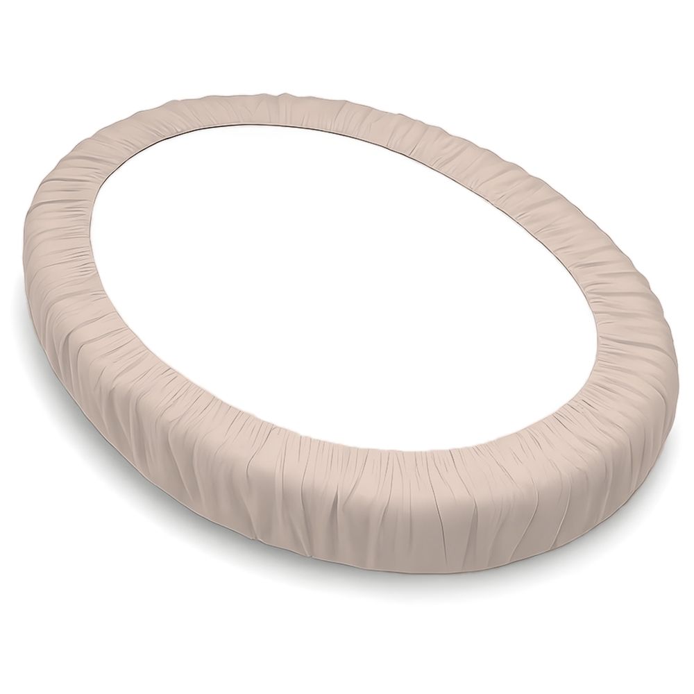 فانسي فلاف - غطاء بحواف مطاطية لسرير ستوك سليبي ميني - كريمي