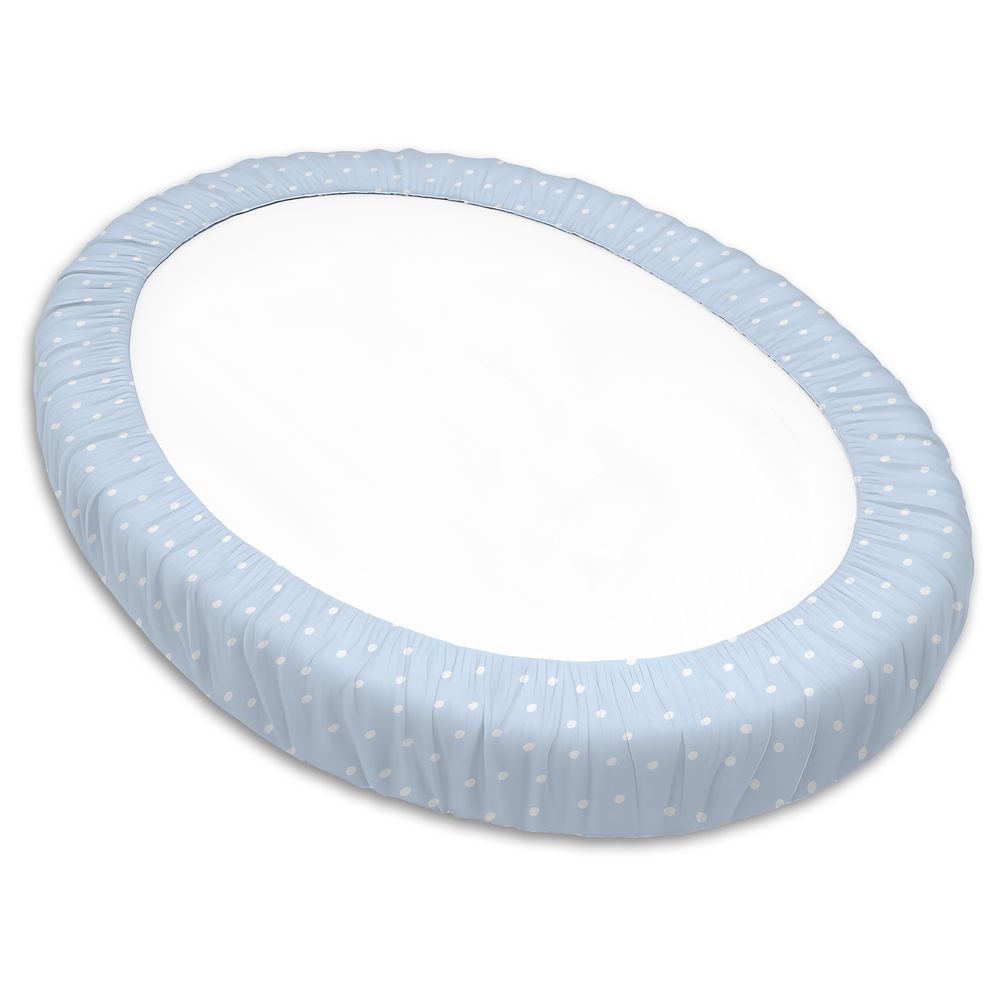 فانسي فلاف - غطاء بحواف مطاطية لسرير ستوك سليبي ميني - ديزي دوتس