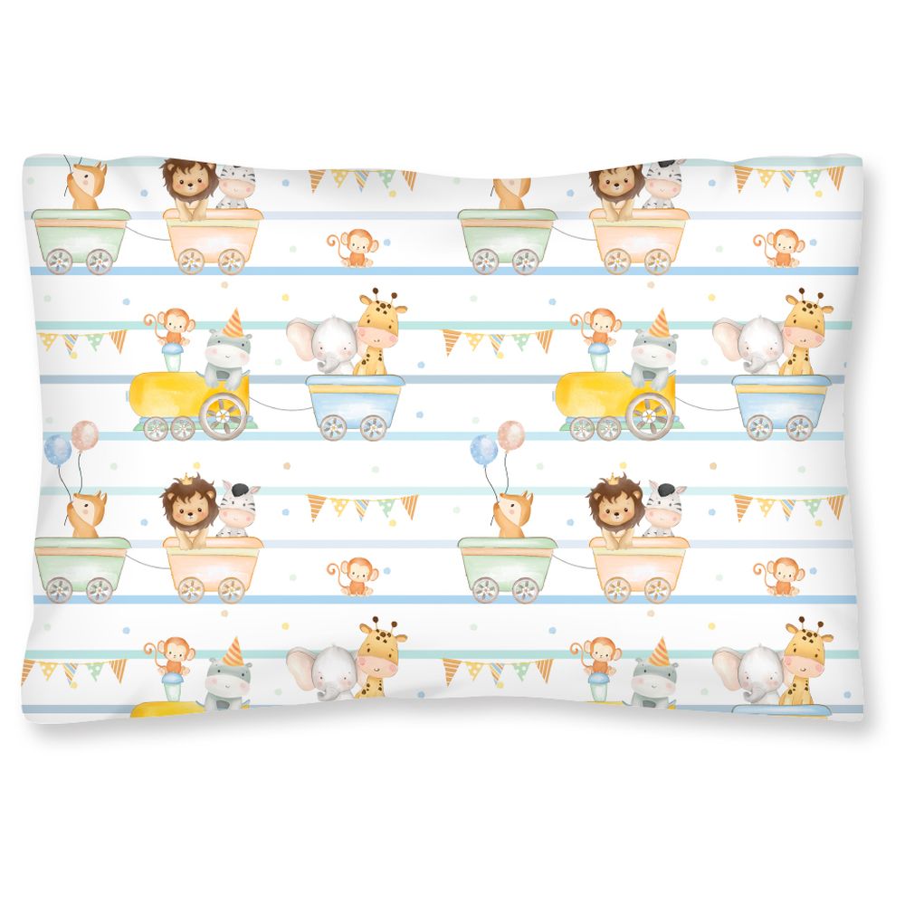 فانسي فلاف - طقم لحاف أطفال من القطن العضوي - جوي رايد - 5 قطع