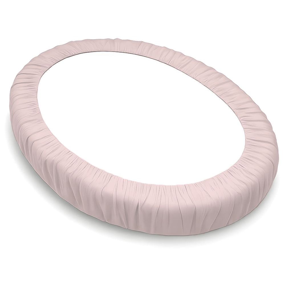 فانسي فلاف - غطاء بحواف مطاطية لسرير ستوك سليبي ميني - وردي