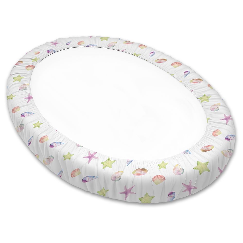 Fancy Fluff - Fitted Sheet For Stokke Sleepi Bed Mini - Sea Fantasy