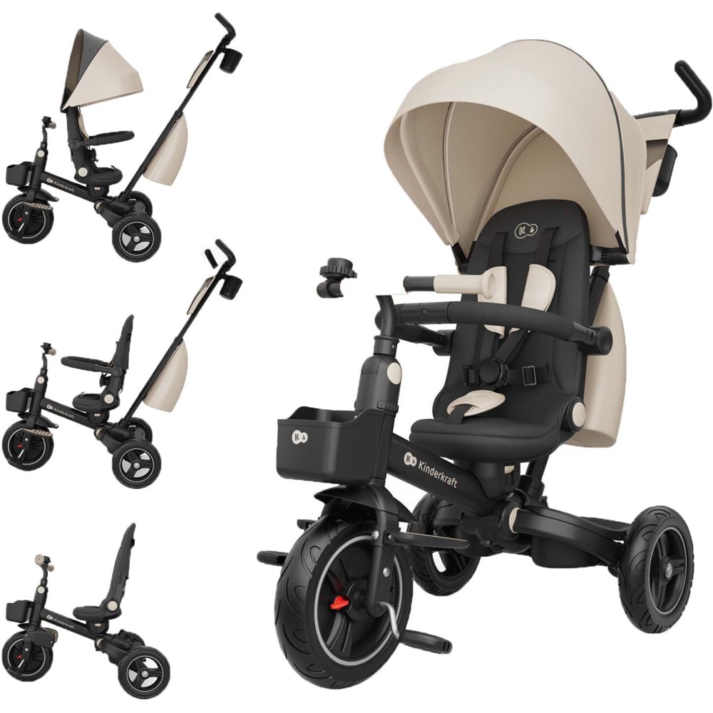 Kinderkraft - Spinstep 2 Plus Tricycle Stroller - Beige
